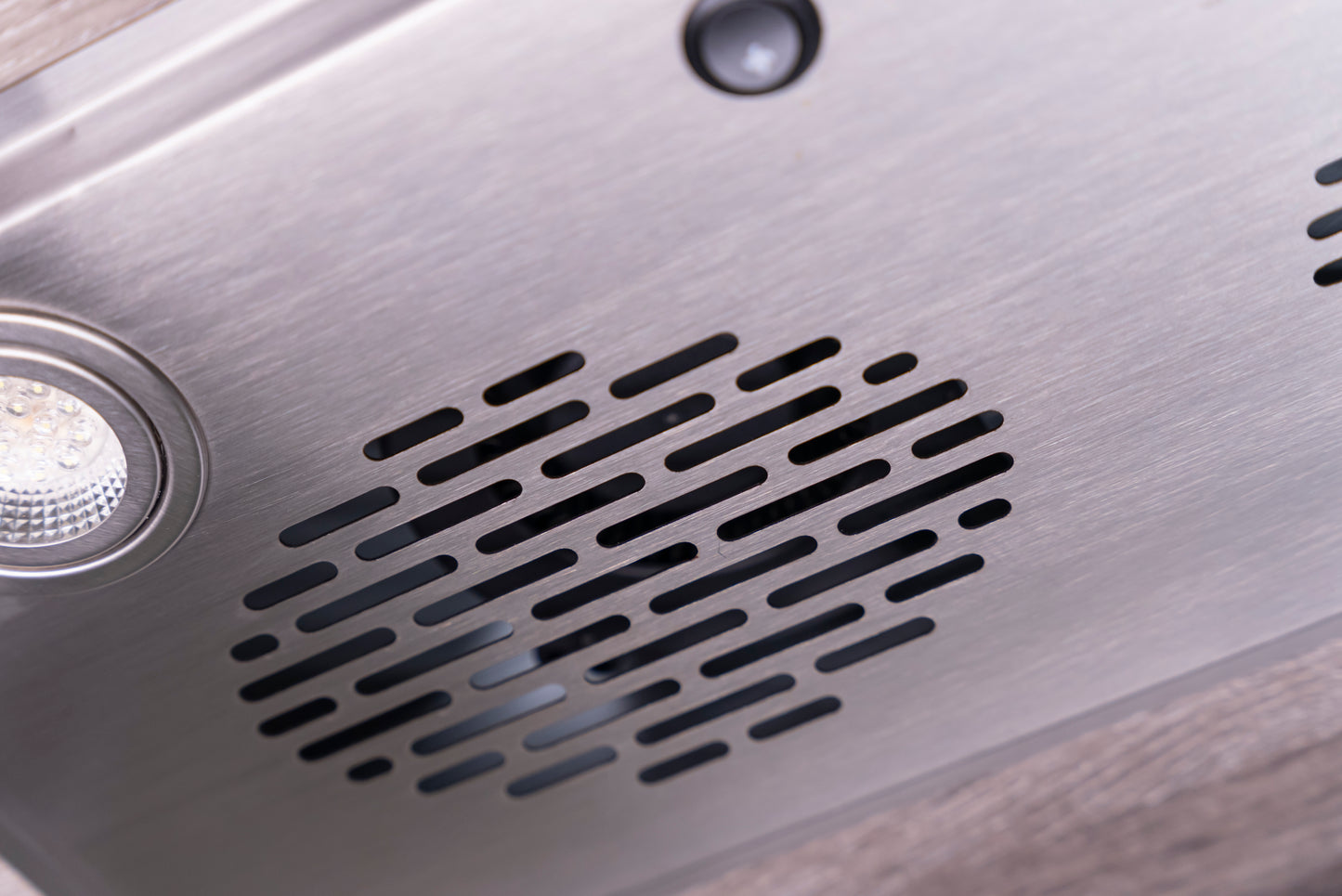 Range Hood Vent Stainless w/ Fan and Led Lights