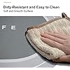Rubber Bath mats Quick-Drying Non-Slip Bathroom mat Super Absorbent Bath mat Instant Dry Bath mat, Bathroom Rug in Front of The Kitchen Sink, Shower Room, Bathtub, Oval(Grey+16.9x26.7in)