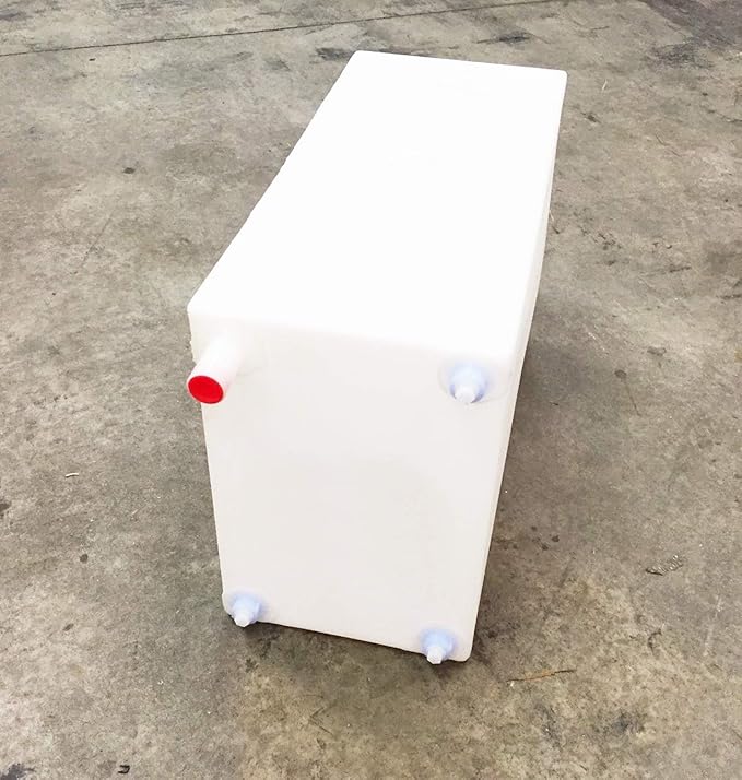 A 10 Gallon RV Fresh/Gray Water Tank - 17" x 14" x 10" - BPA Free (10 Gallon)