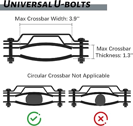 51" x 39" x 6" Roof Rack Cargo Carrier, Universal Rust-Proof Roof Rack Basket for SUV, Heavy Duty Steel Rooftop Cargo Carrier, Car Top Luggage Holder 150LBS Capasity, Easy Assembly, Black