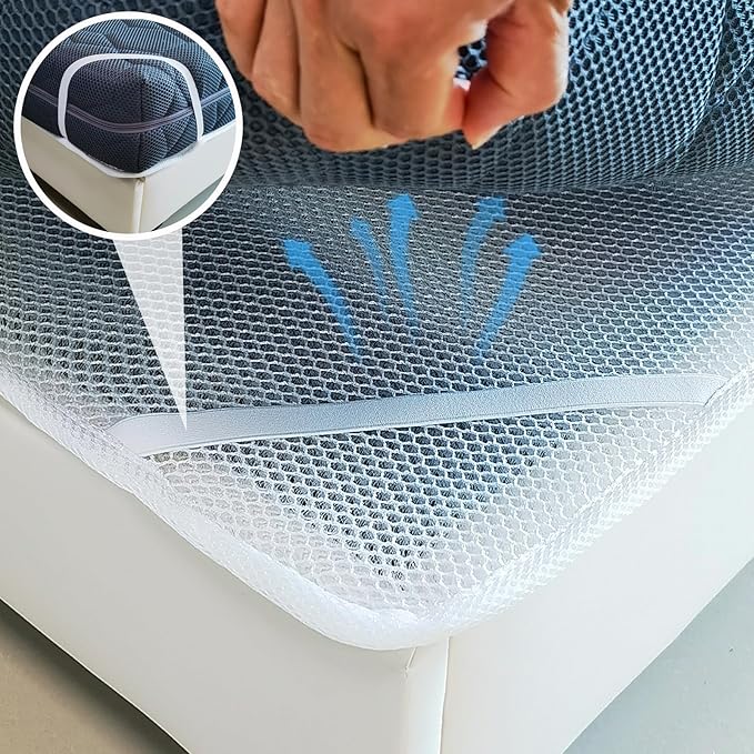 RV Accessories Mattress Underlay- Breathable 3D Mesh Fabric Ventilation Pad for Camper, Motorhome or Boat- Keeps Beds Dry by Promoting Airflow