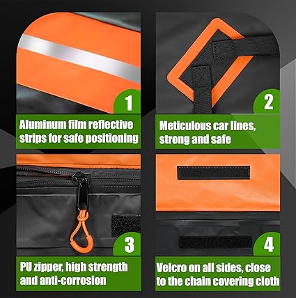 Rooftop Cargo Carrier - Car Roof Bag, 1000D PVC Soft-Shell Waterproof for Cars with/Without Racks, Includes Anti-Slip Mat, Storage Bag, Luggage Lock, 6 Extra Straps, 21 Cubic Feet