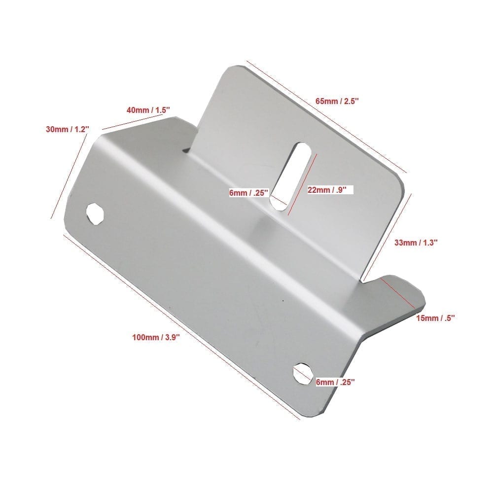 Solar Panel Z Bracket Mounting Kit 4 Piece Set – RVs, Boats, Vans