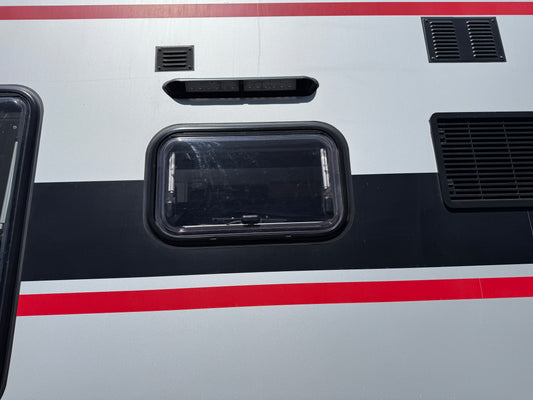 Blackseries Window (Include Window Shade) - 18 7/8 × 11 Inch + 2 Window Struts for Dual Pane Windows -6 Inch | Fits HQ17 | 2022 Model Or Newer