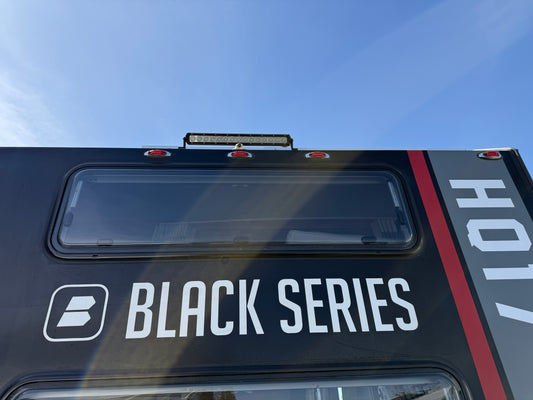 Blackseries Window (Include Window Shade) - 46 3/8 × 13 Inch + 2 Window Struts for Dual Pane Windows -6 Inch | Fits HQ17 | 2022 Model Or Newer