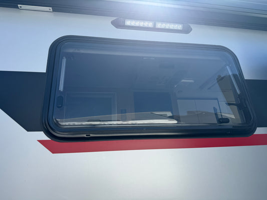 Blackseries Window (Include Window Shade) - 34 5/8 × 17 Inch + 2 Window Struts for Dual Pane Windows -8 Inch | Fits HQ17 | 2022 Model Or Newer