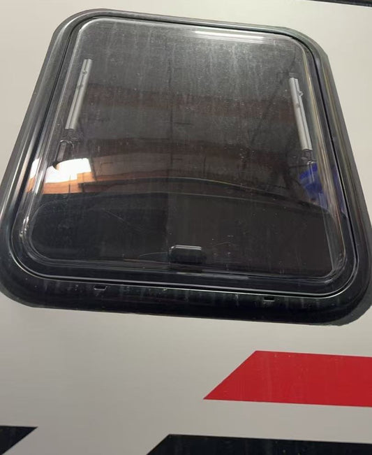 Blackseries Window (Include Window Shade) - 16 7/8 × 19 Inch + 2 Window Struts for Dual Pane Windows -8 Inch | Fits HQ19 | 2022 Model Or Newer