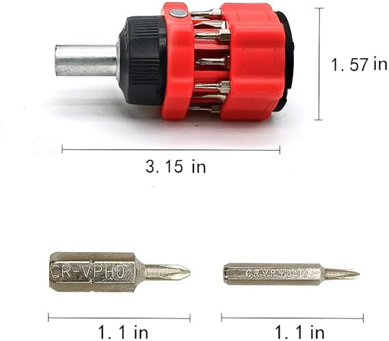 13-in-1 Multifunction Mini Combination Ratchet Screwdriver, Multi-Bit. Outdoor set, easy to carry, creative tool, suitable for many purposes.