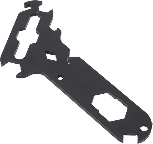 Separate Rigger Tools, 14 in 1 Steel DTY Multitool, Portable Nut Tool, Bottle Opener, Barn Door Tool, Universal Applicable Tool for, RV, Ships, Home