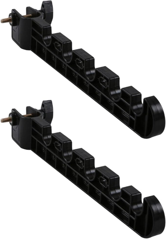 2 Pcs RV Clothes Drying Rack, Plastic RV Ladder Clothes Drying Rack, No Drilling or Nailing, Suitable for Pipes with a Diameter of 1.25in, RV Clothes Rack for RV, Camper, Trailer