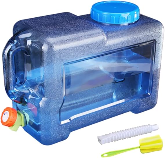 Orgonite Portable Camping Water Tank with Faucet - BPA Free Emergency Water Storage for Outdoor Camping Hiking