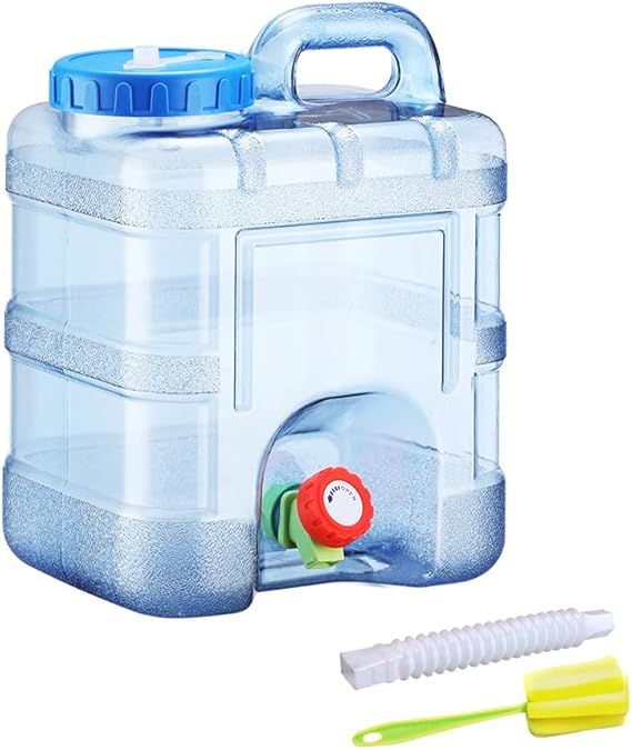 Orgonite Portable Camping Water Tank with Faucet - BPA Free Emergency Water Storage for Outdoor Camping Hiking