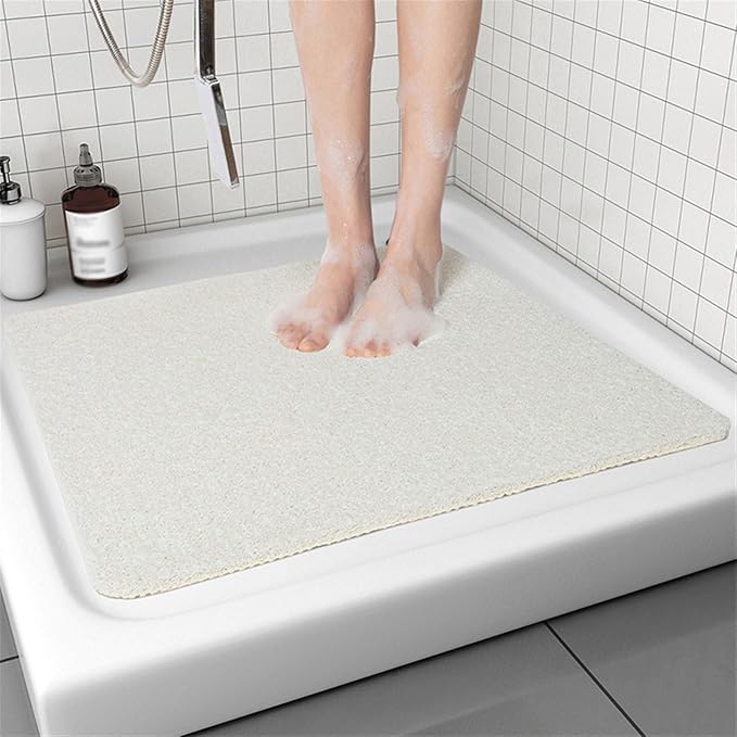 Secure Mat, Non-Slip Bathtub Mat, The Ultimate Non-Slip Bath Mat, Shower Mat Floor Mat for Tub, Shower, Bathroom (White, 40x60cm(15.75"x23.62"))