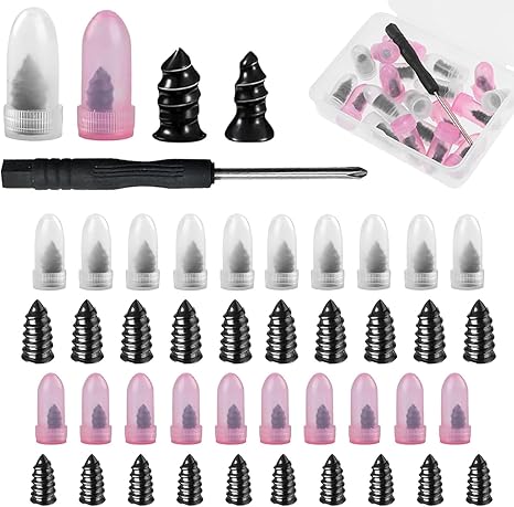 Tire Repair Rubber Nails Kit with 2 Sizes, 2026 New Vacuum Tire Repair Rubber Nail, Tire Rubber Nails Tool, Fast Self-Service Tire Repair Tools for Car, Motorcycle, Truck, Bike (20 Pcs)