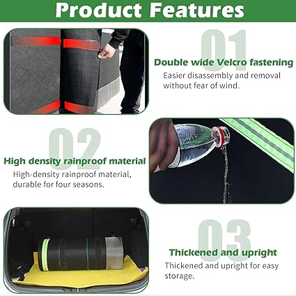 RV Skirting for Winter – Easy Installation Camper Skirting for Travel Trailer & Mobile Home Exterior – Heavy Duty Polyester Fiber & Stainless Steel Mesh(H 3.2 ft,L 72 FT)