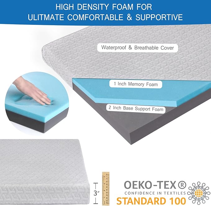 Memory Foam Camping Mattress Pad