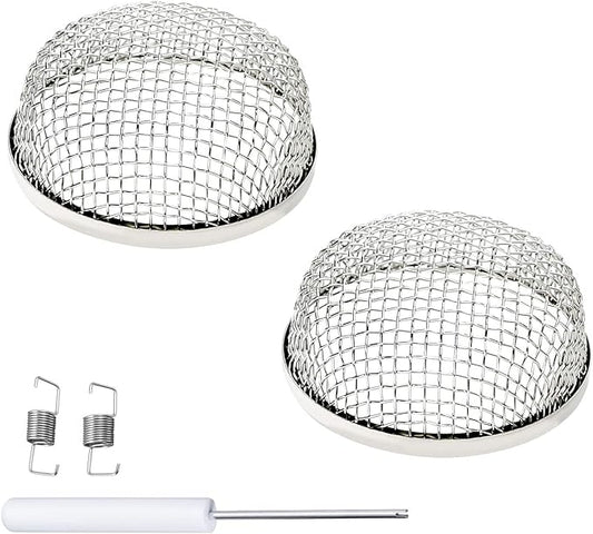 Flying Insect Screen RV Accessories, 2 Pack RV Heater Vent Cover, Use for Furnace Vents on Travel Trailers, Motorhomes, and Camper Trailers Prevents RV Vent Damage