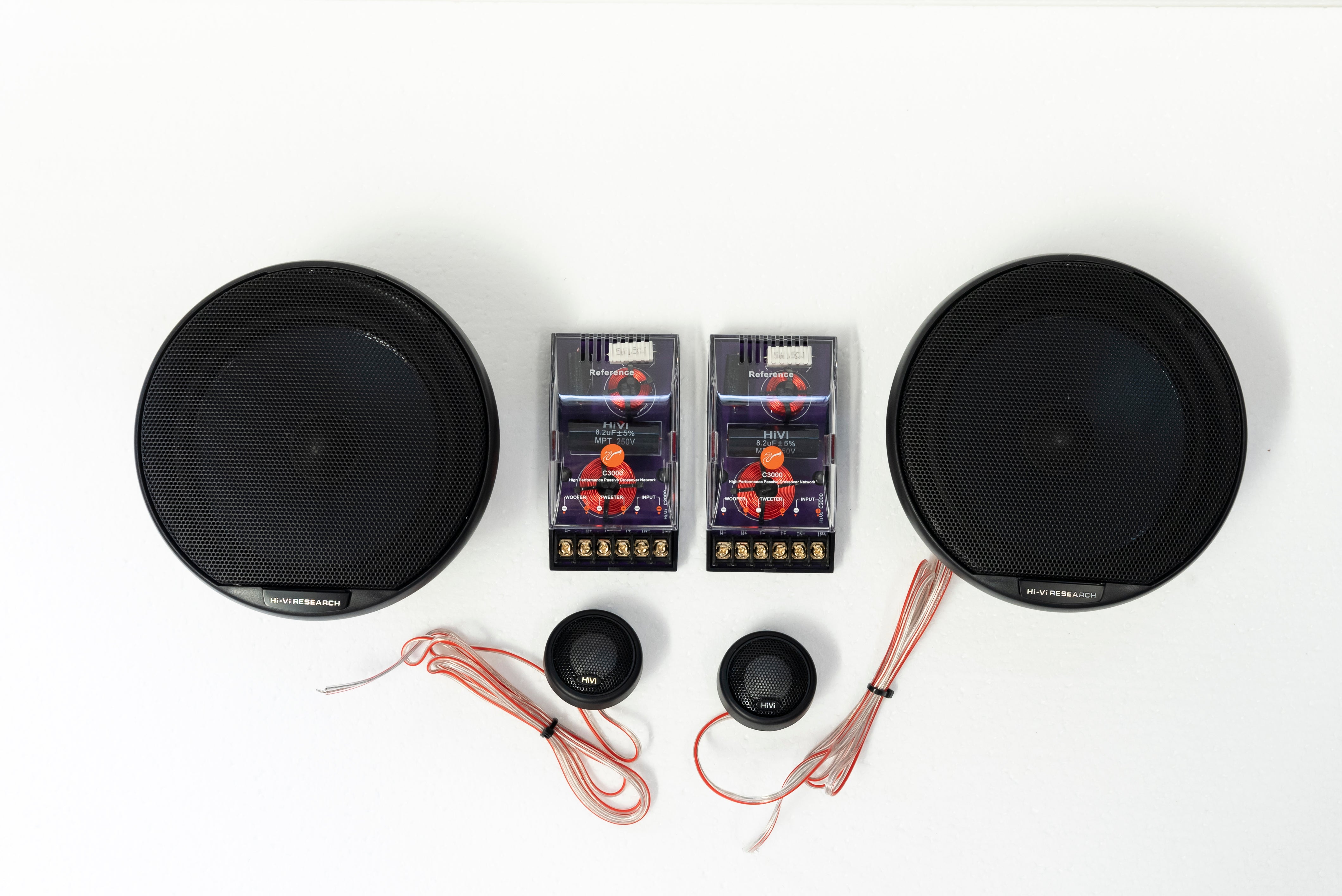 9-HiFi Stereo System (4 Tweeters + 4 Mid-Range Speakers+1 Subwoofer)