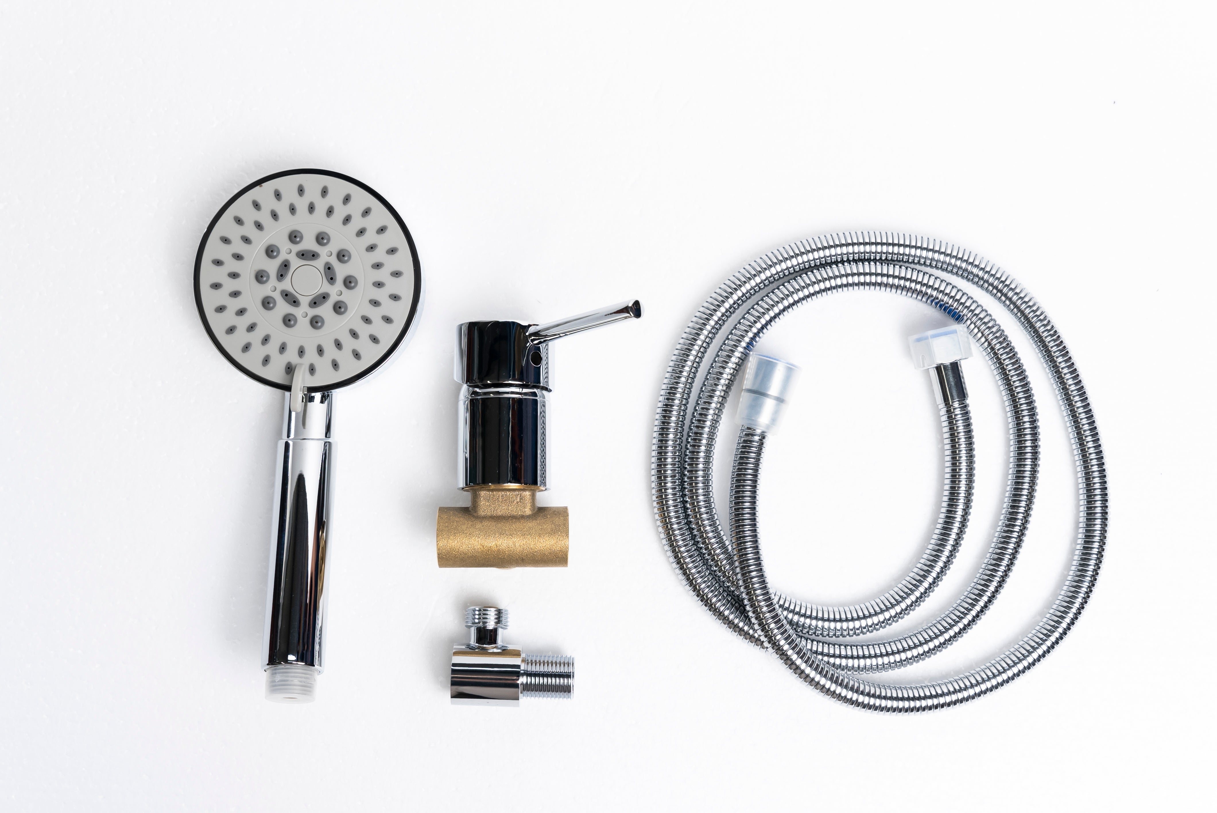 Shower head w/hose and valve
