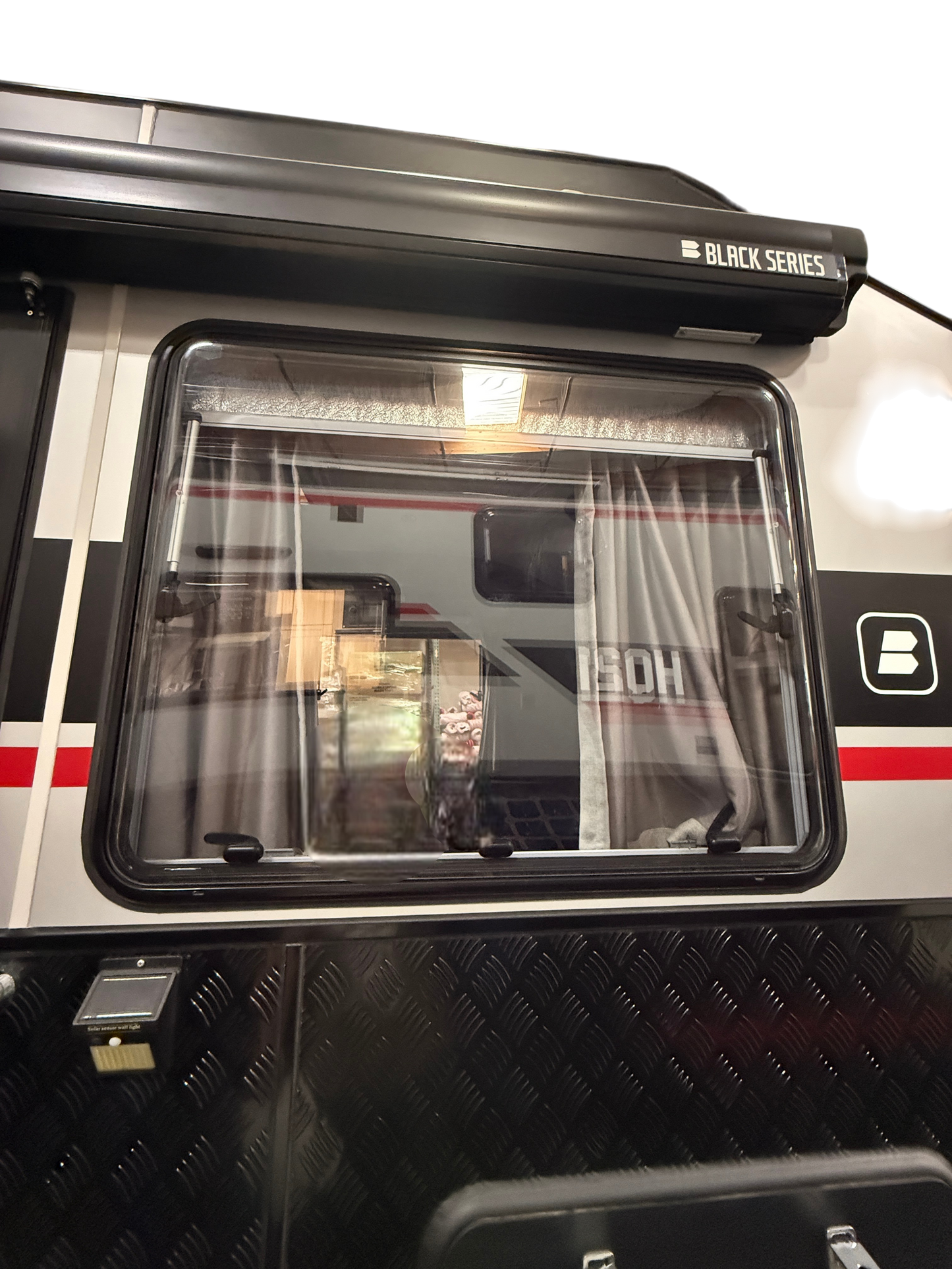 Blackseries Window (Include Window Shade) - 38.5 × 30 7/8 Inch + 2 Window Struts for Dual Pane Windows -11 Inch | Fits HQ17 | 2022 Model Or Newer